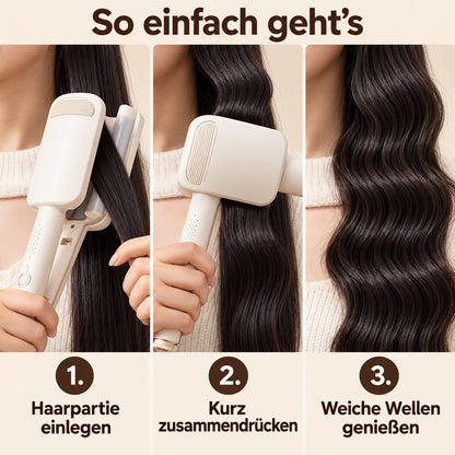 🌸 NUR FÜR KURZE ZEIT 50 % RABATT! ✨ 32-mm-Wellen-Lockenstab – für große, schwungvolle Locken, 4 einstellbare Temperaturstufen & Negativ-Ionen-Technologie – Salon-Styling ganz einfach zu Hause 💇‍♀️
