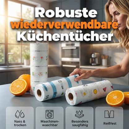 🧼 JETZT 50 % RABATT!  Selbstschäumende Küchen-Reinigungstücher – Einfach Wasser hinzufügen & loswischen!