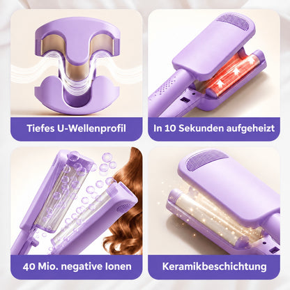🌸 NUR FÜR KURZE ZEIT 50 % RABATT! ✨ 32-mm-Wellen-Lockenstab – für große, schwungvolle Locken, 4 einstellbare Temperaturstufen & Negativ-Ionen-Technologie – Salon-Styling ganz einfach zu Hause 💇‍♀️