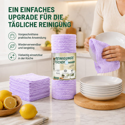 up clakryna® Reißbares Mikrofasertuch – Schnelle Reinigung ohne schmutzige Lappen