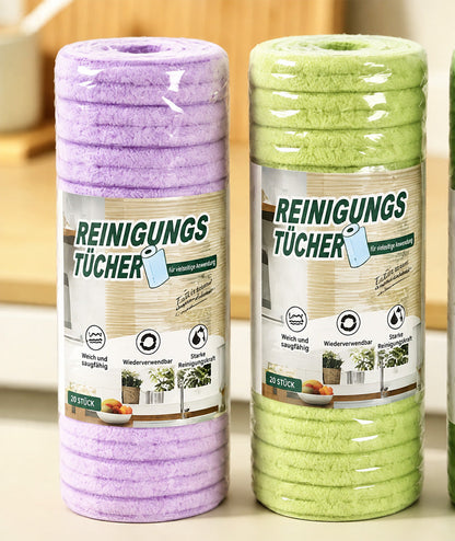 up clakryna® Reißbares Mikrofasertuch – Schnelle Reinigung ohne schmutzige Lappen