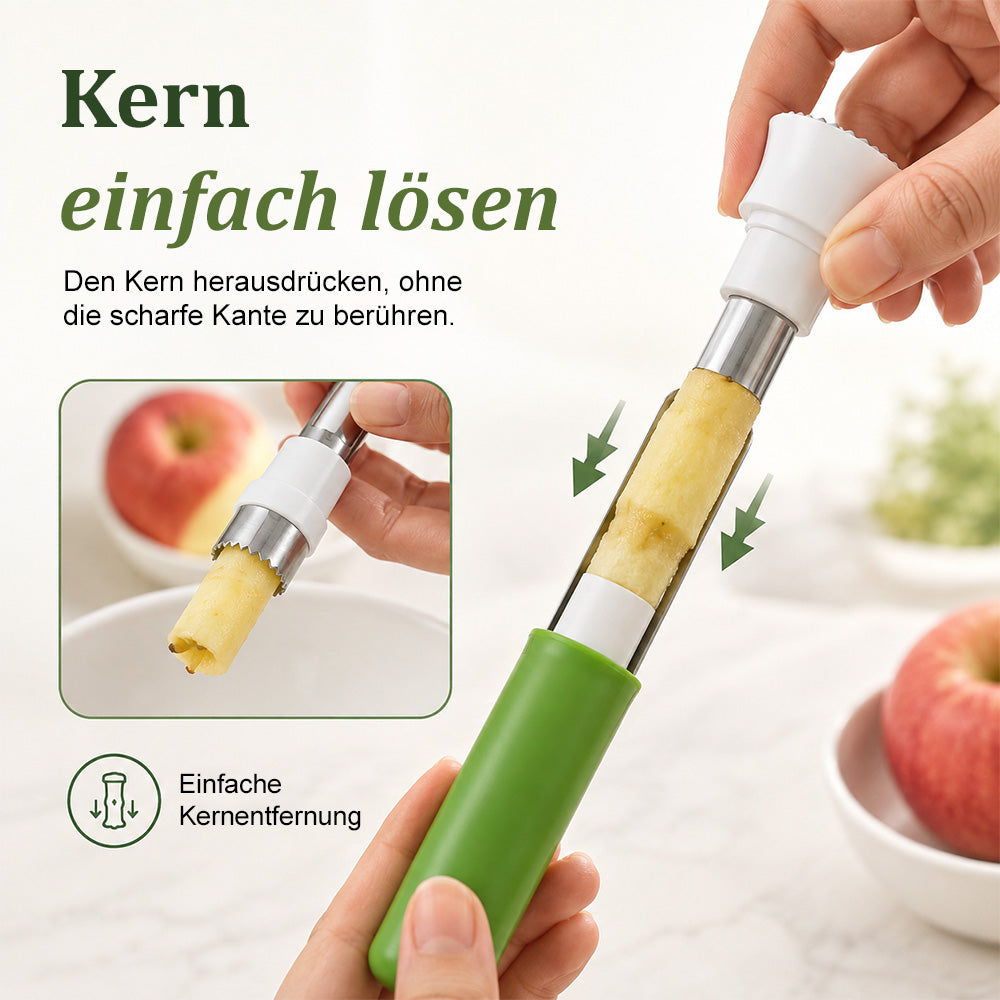 up 2-in-1 Obstentkerner & Schäler aus Edelstahl 🍎 Kerne entfernen & Obst mühelos schälen