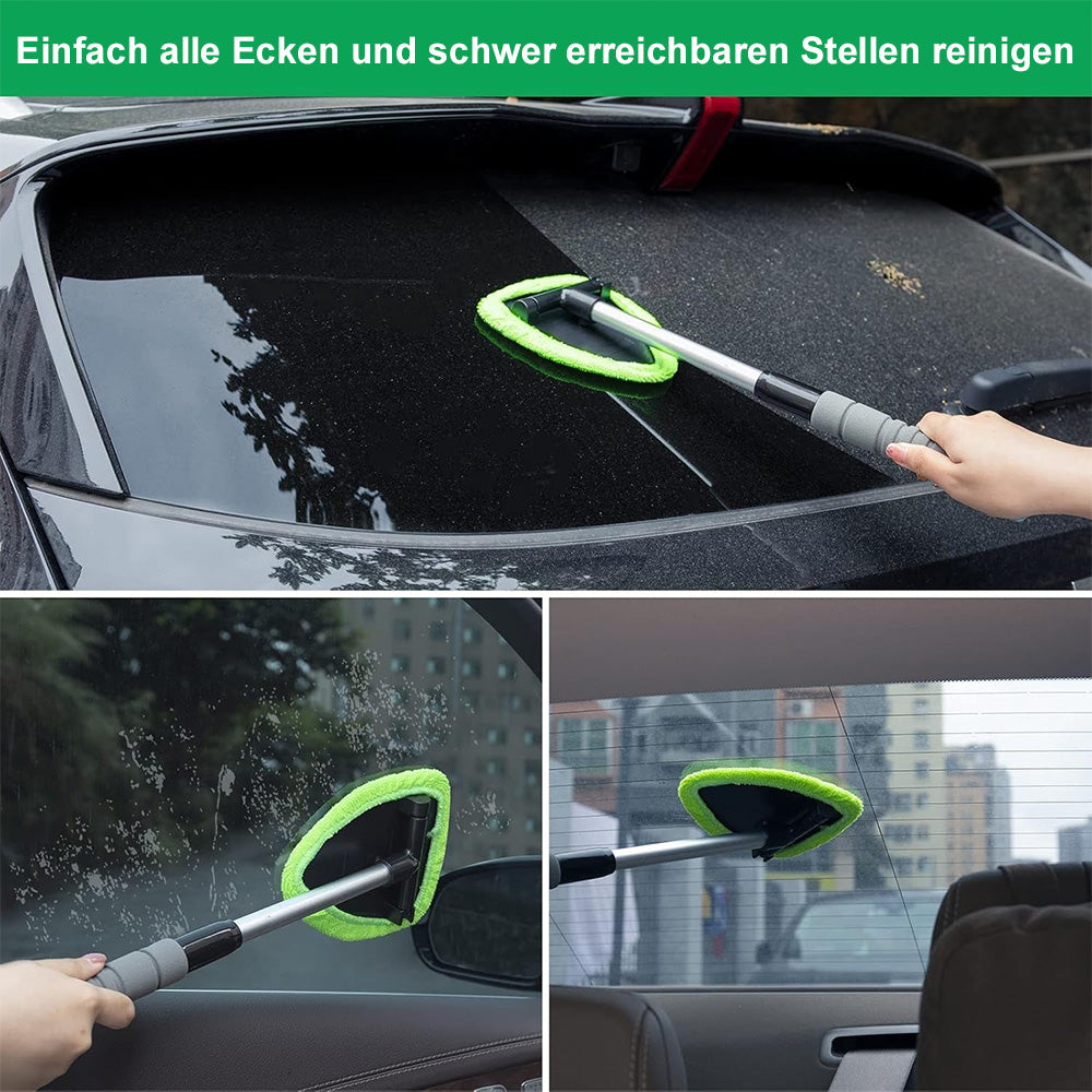 up 🚗 clakryna® Auto-Scheibenreiniger mit Teleskopgriff – Klare Sicht ohne Verrenkungen