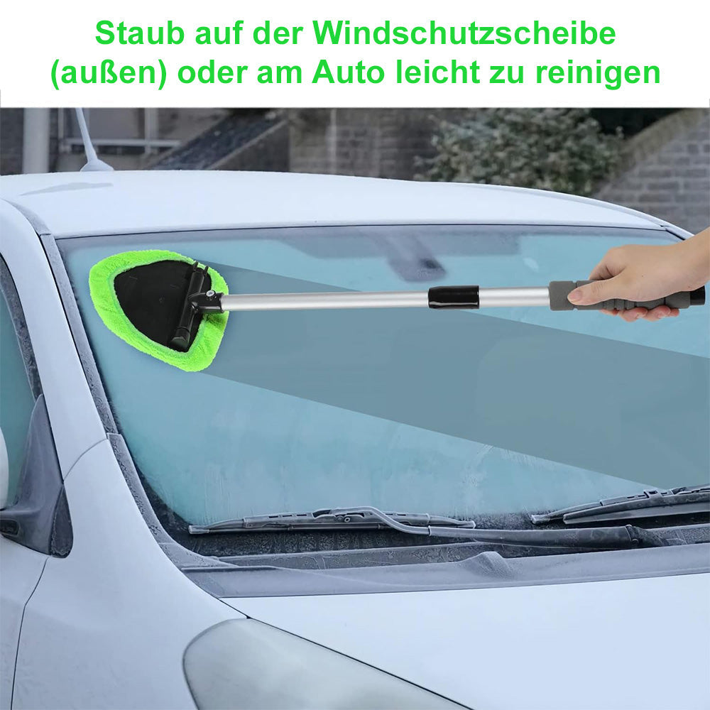 up 🚗 clakryna® Auto-Scheibenreiniger mit Teleskopgriff – Klare Sicht ohne Verrenkungen