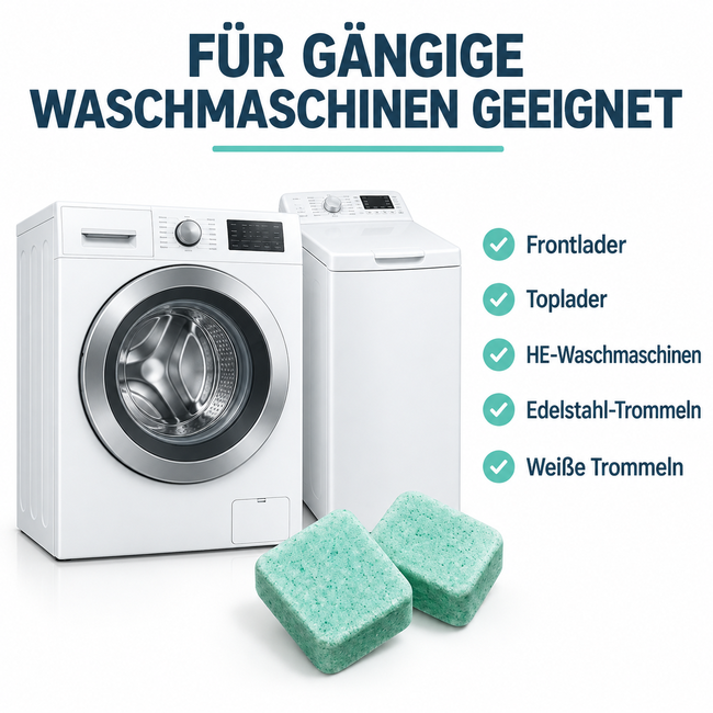 up Waschmaschinen-Tiefenreiniger Tabs – gegen Gerüche, Rückstände & festsitzende Tierhaare