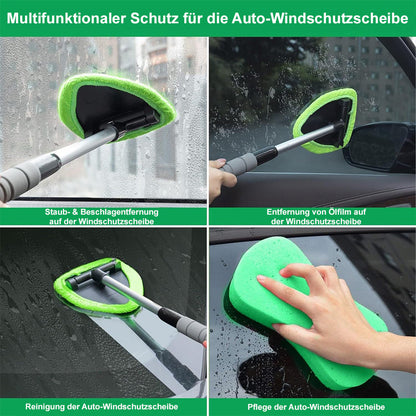 up 🚗 clakryna® Auto-Scheibenreiniger mit Teleskopgriff – Klare Sicht ohne Verrenkungen
