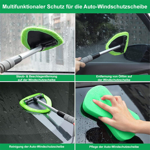 up 🚗 clakryna® Auto-Scheibenreiniger mit Teleskopgriff – Klare Sicht ohne Verrenkungen