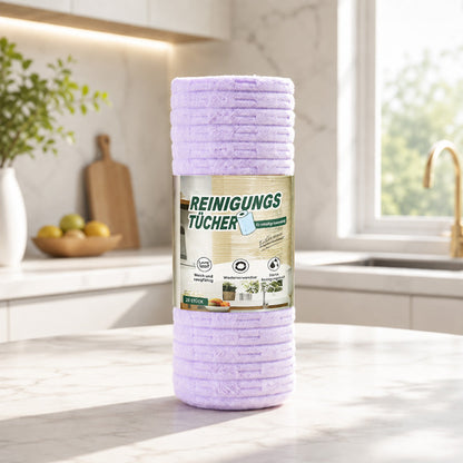 🧼Zenlaria® Reißbares Mikrofasertuch – Schnelle Reinigung ohne schmutzige Lappen