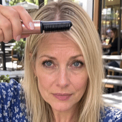 🧸Kabelloser Mini-Glättkamm – Für perfekten Pony & mehr Volumen am Ansatz