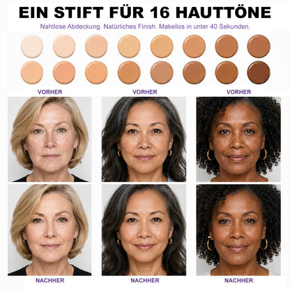 🔥Farbwechsel-Foundation-Stick – Passt sich deinem Hautton an für einen natürlichen Glow bei reifer Haut