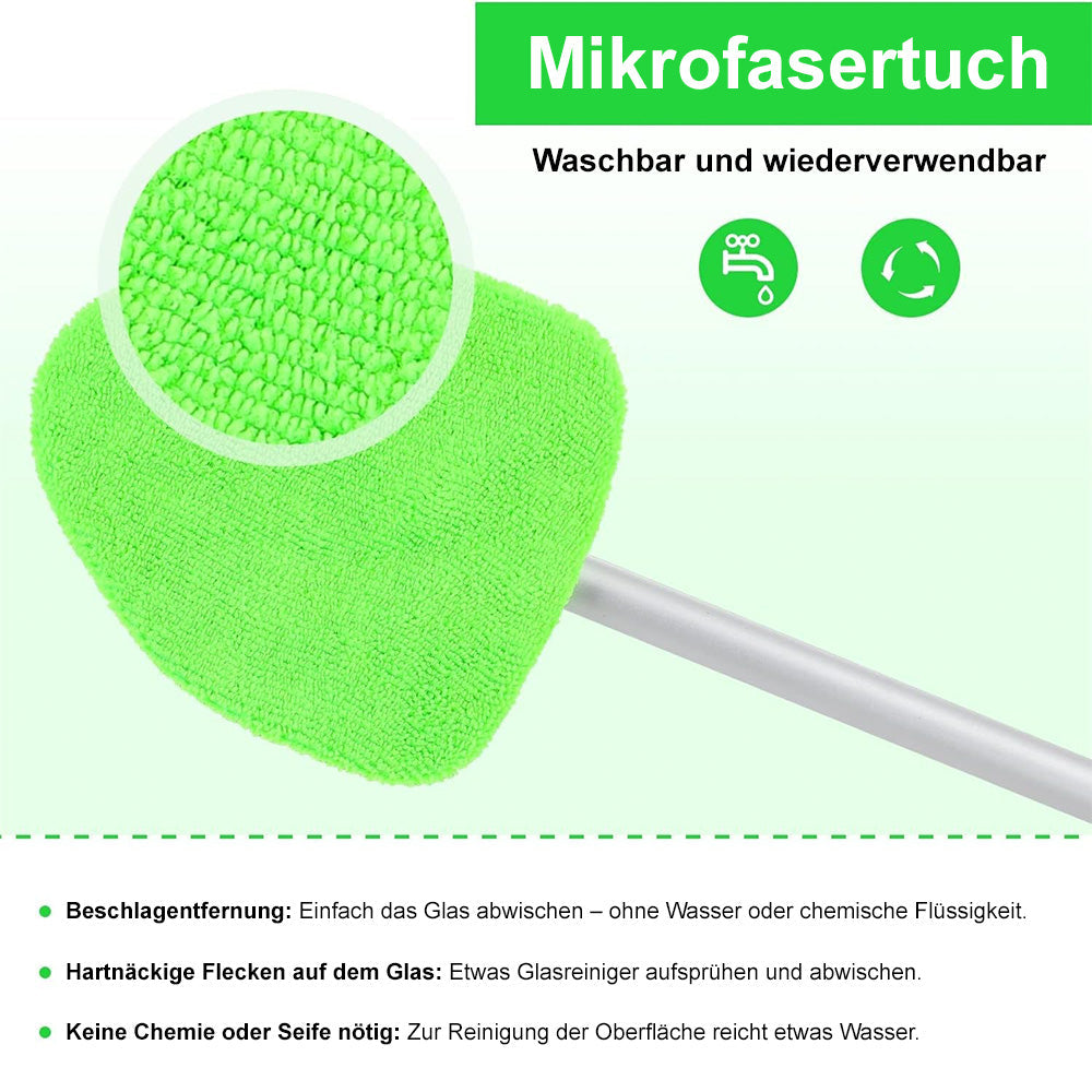 up 🚗 clakryna® Auto-Scheibenreiniger mit Teleskopgriff – Klare Sicht ohne Verrenkungen