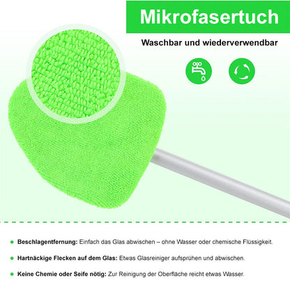 up 🚗 clakryna® Auto-Scheibenreiniger mit Teleskopgriff – Klare Sicht ohne Verrenkungen