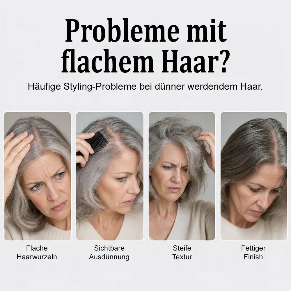 Volumen-Spray für platte Ansätze – sofort mehr Fülle & langanhaltender Halt