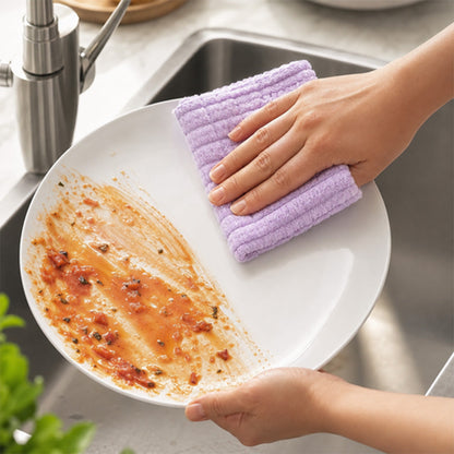 🧼Zenlaria® Reißbares Mikrofasertuch – Schnelle Reinigung ohne schmutzige Lappen