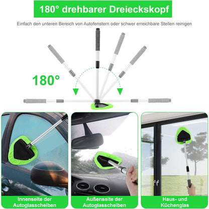 up 🚗 clakryna® Auto-Scheibenreiniger mit Teleskopgriff – Klare Sicht ohne Verrenkungen