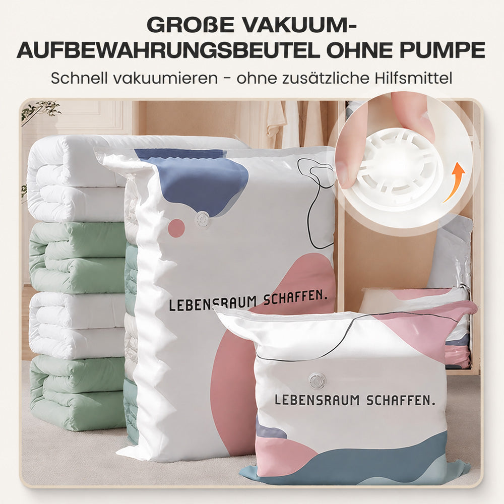🏠📦 Mehr Platz zu Hause mit Vakuum-Aufbewahrungsbeuteln