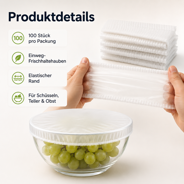 Zenlaria® Küchen-Frischhaltehauben – Die einfache Lösung für frische Lebensmittel