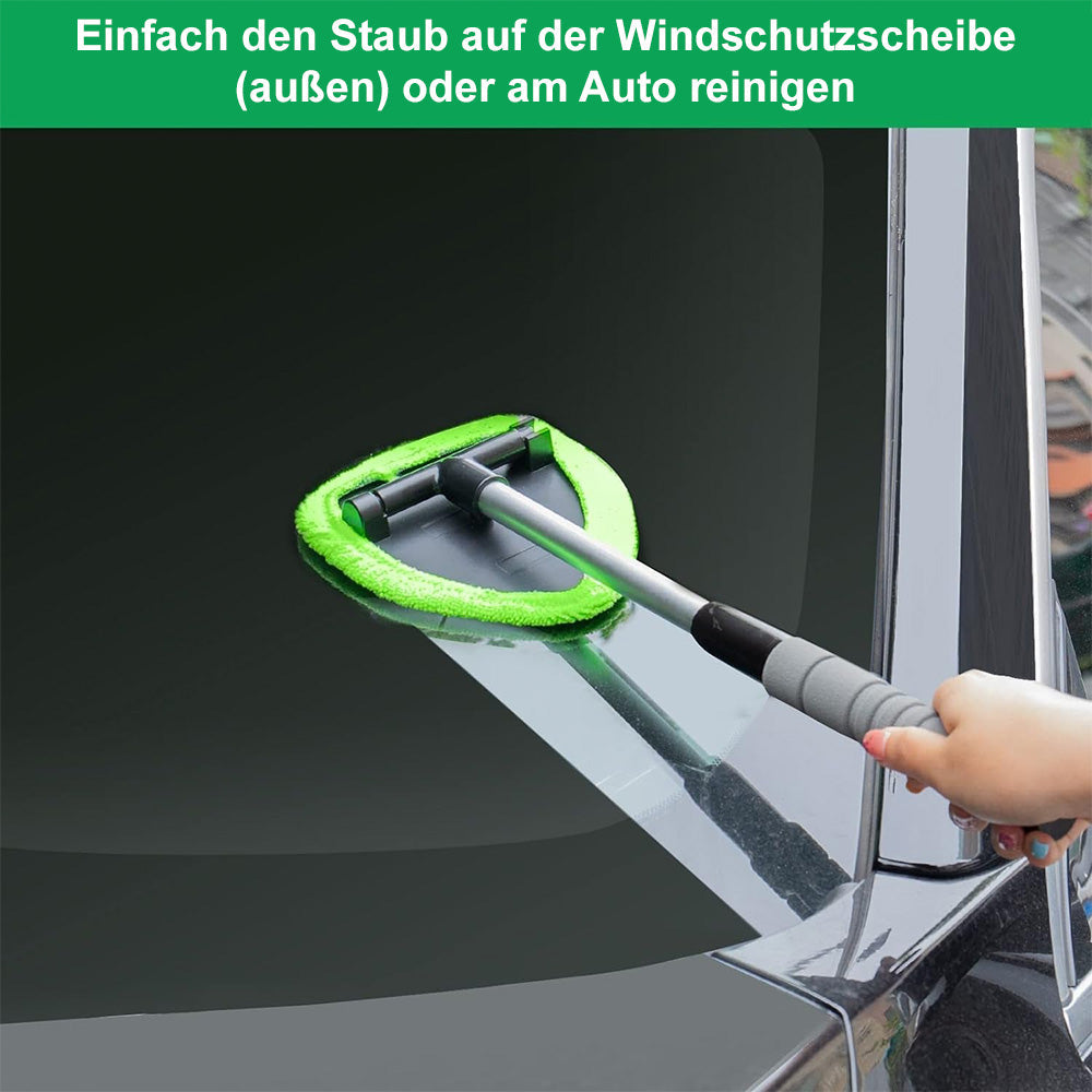 up 🚗 clakryna® Auto-Scheibenreiniger mit Teleskopgriff – Klare Sicht ohne Verrenkungen