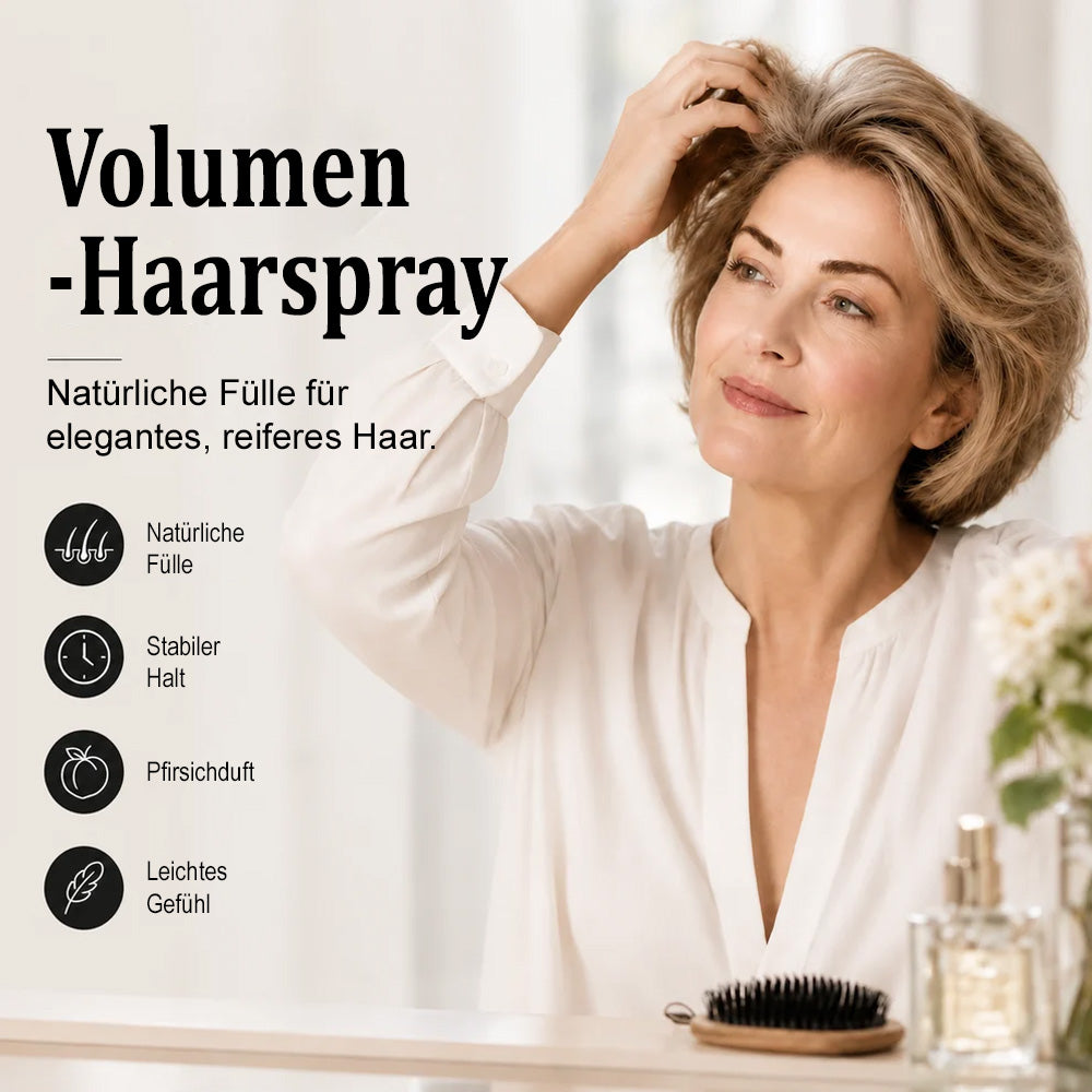Volumen-Spray für platte Ansätze – sofort mehr Fülle & langanhaltender Halt