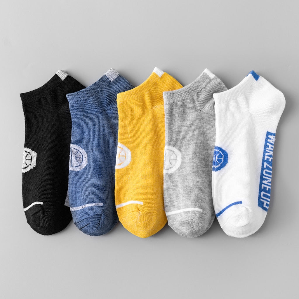 Zenlaria® 5 Pairs Socks Sets Women Elegant Retro Polyester Cotton Low Tube Women Socks Breathable Japanese Style Casual Cotton Short Sock