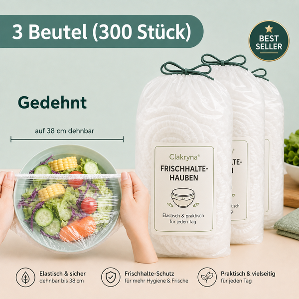 Zenlaria® Küchen-Frischhaltehauben – Die einfache Lösung für frische Lebensmittel