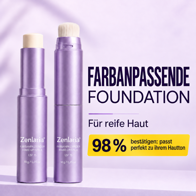 🌈Farbwechsel-Foundation-Stick – Passt sich deinem Hautton an für einen natürlichen Glow bei reifer Haut