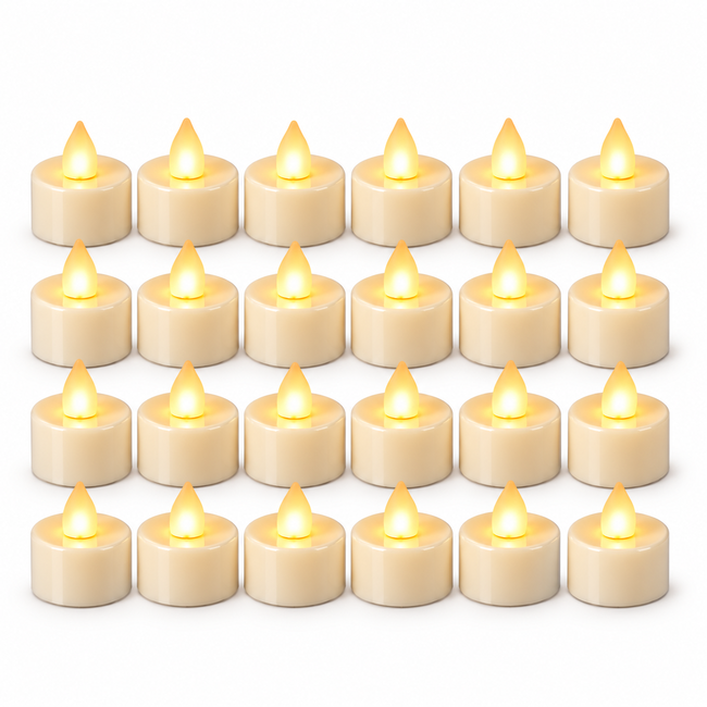 Warmgelb – sanft flackernd