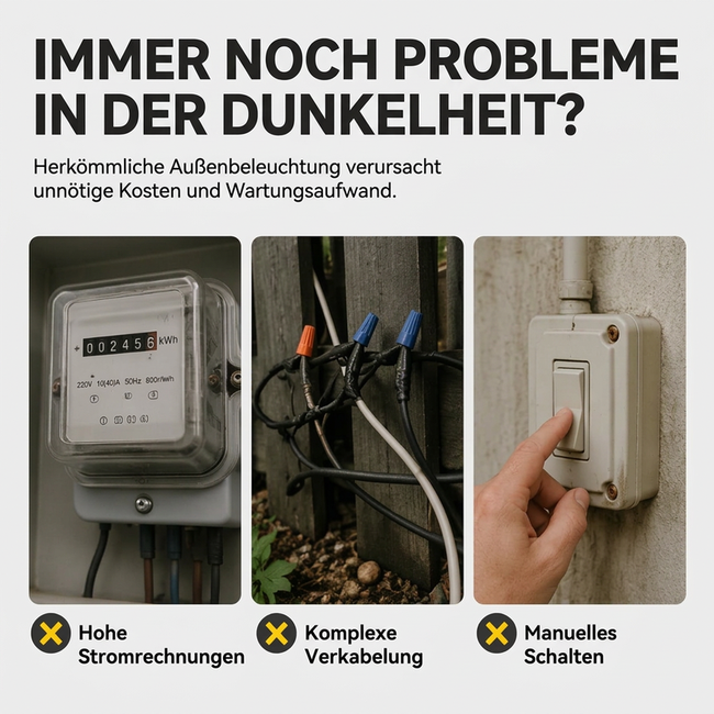 🎉50% RABATT💡Solarleuchten für Außen – stromsparend, langlebig und die ganze Nacht für stimmungsvolle Beleuchtung 🌙🏡