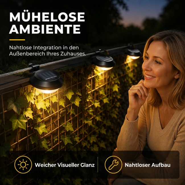 🎉50% RABATT💡Solarleuchten für Außen – stromsparend, langlebig und die ganze Nacht für stimmungsvolle Beleuchtung 🌙🏡